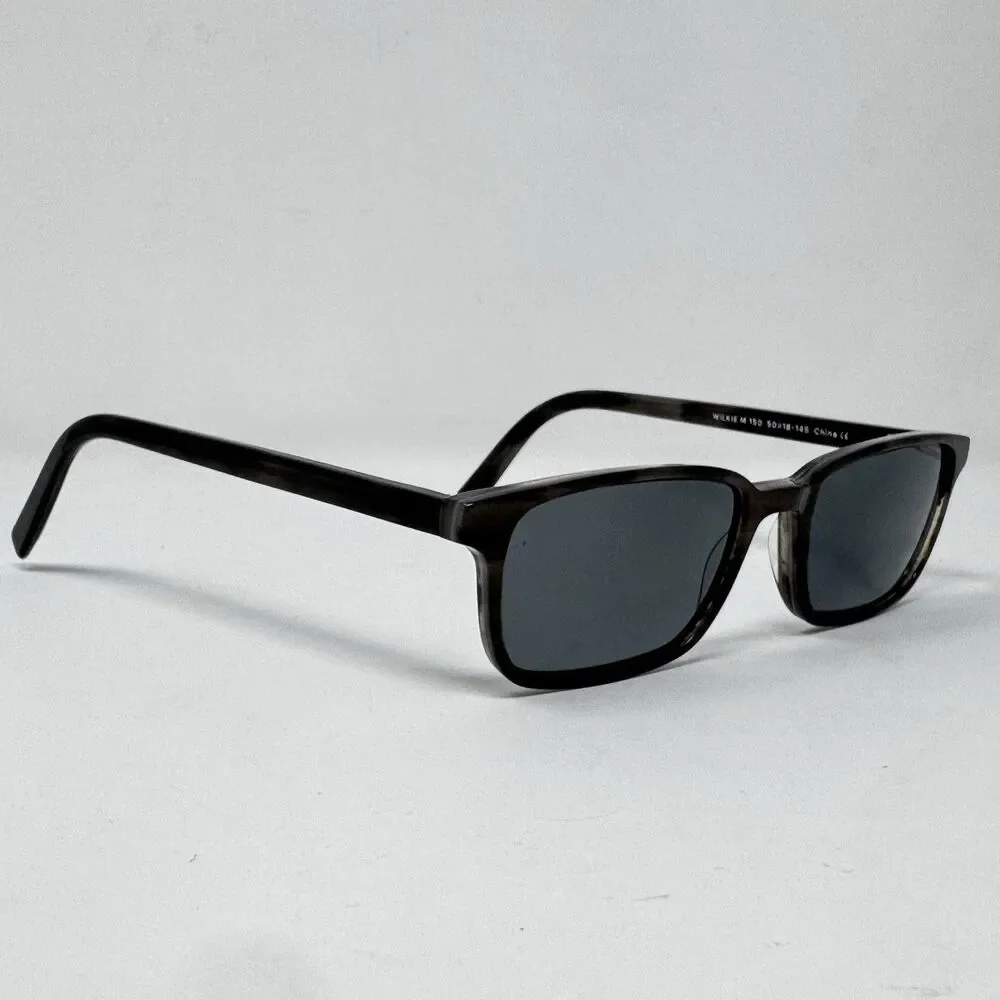Warby Parker Wilkie M 150 Striped Gray Eyeglass Frames 50-18-145